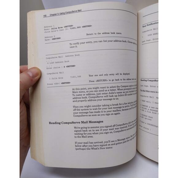 Vintage 1990 INSIDE COMPUSERVE Early Online User Guide Bulletin Board Computing - Picture 7 of 11